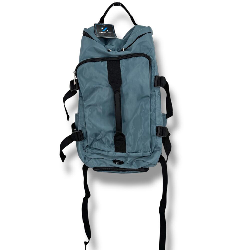 Zip 'N Jet duffle backpack convertible water and stain resistant lightweight NEW